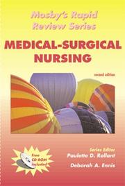 Medical-surgical nursing by Deborah A. Ennis, Paulette D. Rollant