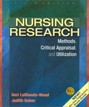 Cover of: Nursing Research | 