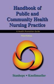 Cover of: Handbook of Public and Community Health Nursing Practice