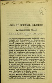 Cover of: Case of spectral illusions