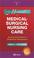 Cover of: Manual of Medical-Surgical Nursing Care