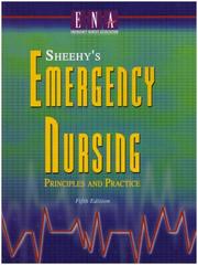 Cover of: Sheehy's emergency nursing: principles and practice.