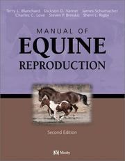 Cover of: Manual of Equine Reproduction