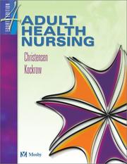 Cover of: Adult health nursing