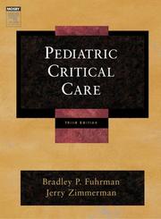 Cover of: Pediatric critical care