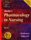 Cover of: Mosby's Pharmacology in Nursing