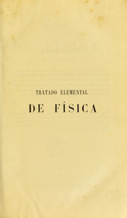 Cover of: Tratado elemental de física