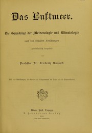 Cover of: Das Luftmeer.