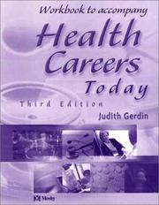 Cover of: Workbook to Accompany Health Careers Today