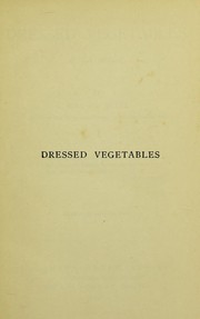 Cover of: Dressed vegetables à la mode