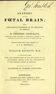 Cover of: The anatomy of the fœtal brain: with a comparative exposition of its structure in animals