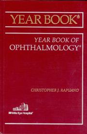 Cover of: Year Book of Ophthalmology