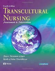 Cover of: Transcultural Nursing by Joyce Newman Giger, Ruth Elaine Davidhizar