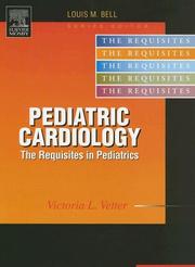 Cover of: Pediatric cardiology by Victoria L. Vetter