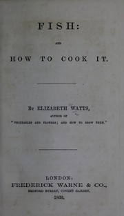 Cover of: Fish: and how to cook it