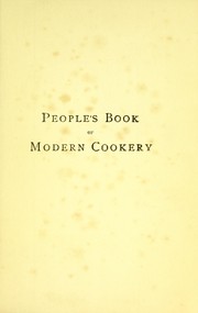 Cover of: The people's book of modern cookery