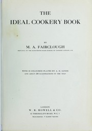 Cover of: The ideal cookery book