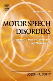 Cover of: Motor speech disorders by Joseph R. Duffy