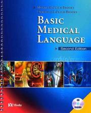 Cover of: Basic Medical Language by Myrna LaFleur Brooks, Danielle LaFleur Brooks