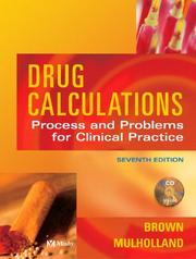 Cover of: Drug calculations by Meta Brown Seltzer