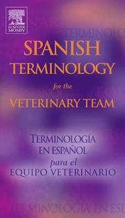 Spanish Terminology for the Veterinary Team by Mosby