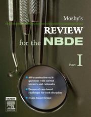 Cover of: Mosby's Review for the NBDE, Part I
