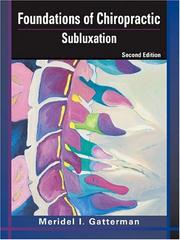 Cover of: Foundations of Chiropractic by Meridel I. Gatterman