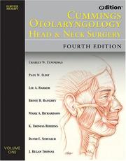 Cover of: Cummings Otolaryngology - Head and Neck Surgery e-dition: Text with Continually Updated Online Reference