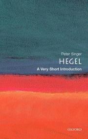 Hegel by Peter Singer
