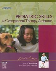 Cover of: Pediatric Skills for Occupational Therapy Assistants