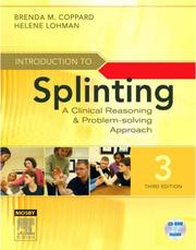 Cover of: Introduction to Splinting by Brenda M. Coppard, Helene Lohman