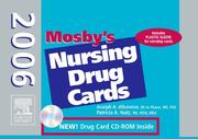 Cover of: Mosbys 2006 Nursing Drug Cards