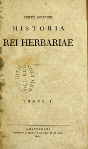 Cover of: Historia rei herbariae
