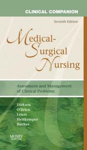 Cover of: Clinical Companion to Medical-Surgical Nursing (Clinical Companion (Elsevier))