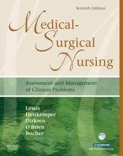 Cover of: Medical-Surgical Nursing (Single Volume) by Sharon L. Lewis, Margaret M. Heitkemper, Shannon Ruff Dirksen, Patricia Graber O'Brien, Linda Bucher