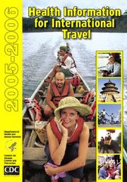 Cover of: Health Information for International Travel 2005-2006: CDC Yellow Book