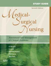 Cover of: Study Guide for Medical-Surgical Nursing: Assessment and Management of Clinical Problems