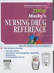 Cover of: Mosby's 2006 Nursing Drug Reference-CD-ROM PDA Software