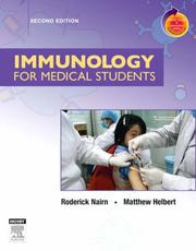 Cover of: Immunology for Medical Students by Roderick Nairn, Matthew Helbert