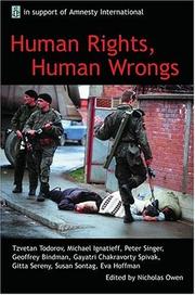 Cover of: Human Rights, Human Wrongs: The Oxford Amnesty Lectures 2001 (Oxford Amnesty Lectures)