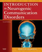 Cover of: Introduction to Neurogenic Communication Disorders by Robert H. Brookshire, Robert H. Brookshire