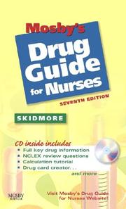 Cover of: Mosby's Drug Guide for Nurses