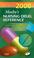 Cover of: Mosby's 2008 Nursing Drug Reference (Mosby's Nursing Drug Reference)
