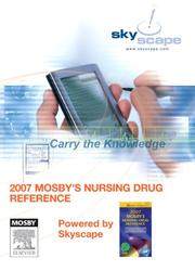 Cover of: Mosby's 2007 Nursing Drug Reference - CD-ROM PDA Software Powered by Skyscape