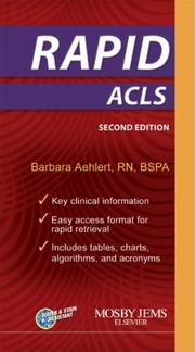 Cover of: Rapid ACLS by Barbara Aehlert