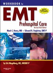 Cover of: Workbook for EMT Prehospital Care - Revised Reprint