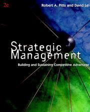 Cover of: Strategic Management | Robert A. Pitts