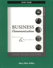 Cover of: Business Communication by Mary Ellen Guffey, Mary Ellen Guffey