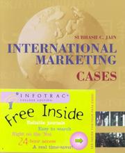 Cover of: International Marketing Cases with InfoTrac College Edition