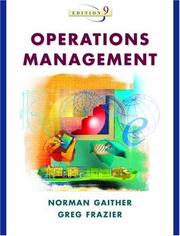 Operations Management by Norman Gaither, Gregory Frazier